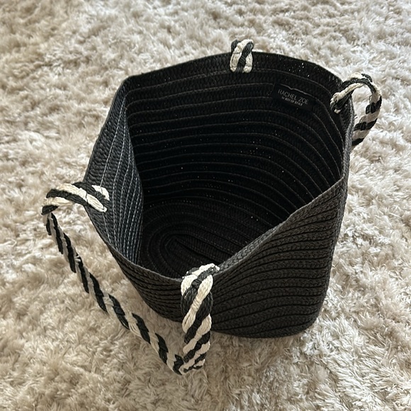 Black and White Rachel Zoe designer Beach bag tote - Picture 7 of 8
